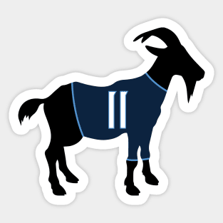 A. J. Brown GOAT Sticker